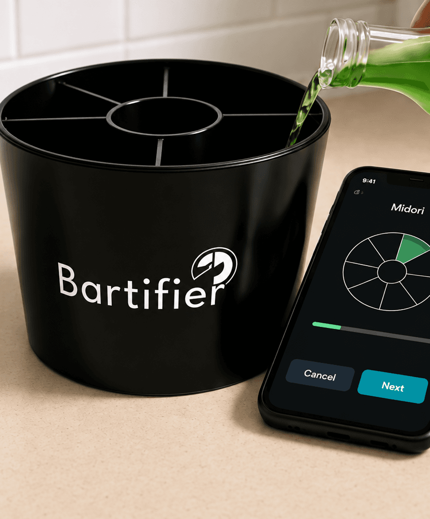 Close view of Bartifier and a guided app step