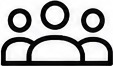 People icon representing setup and use guidance