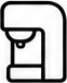 Cocktail machine icon